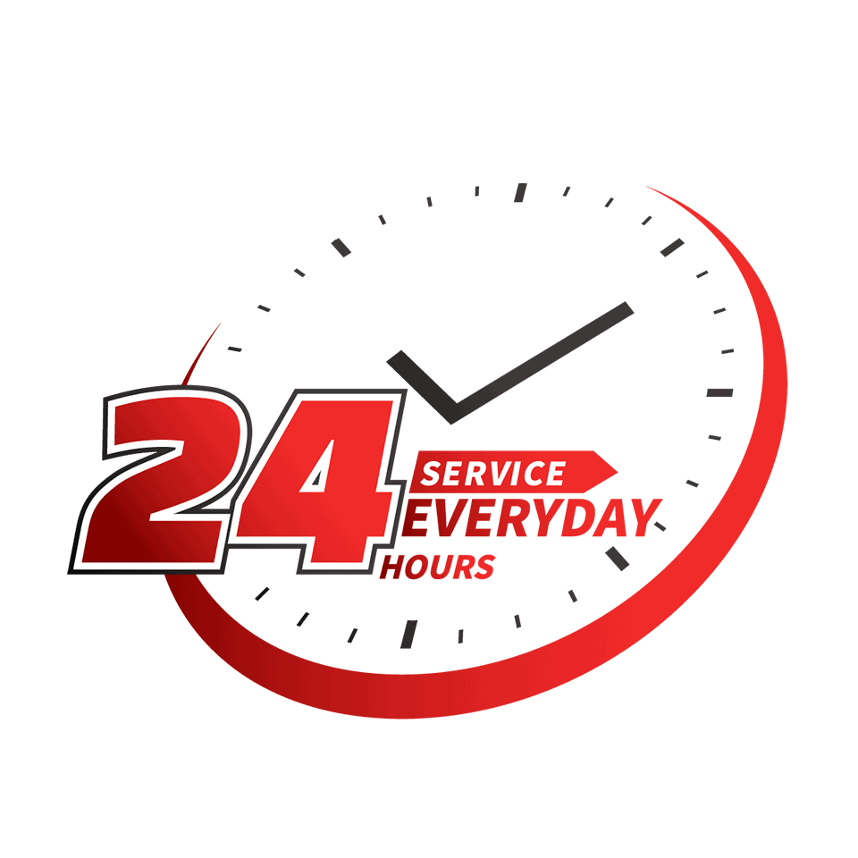 logo 24 hours service everyday