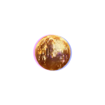 rave party fever h discoball